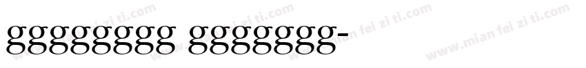 Religion Regular字体转换